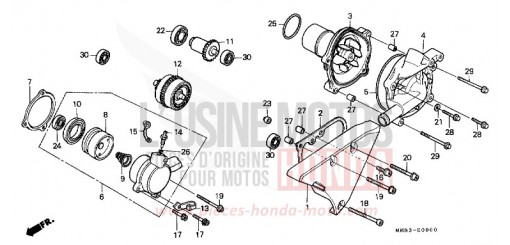 WATER PUMP VT1100CR de 1994